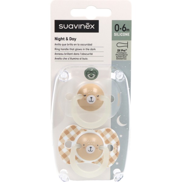 Chupete Silicona Fisiologico Suavinex Fusion 2 - 4 Meses 1 Unidad