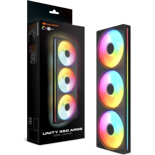 Cougar ventilador unity360-fb argb 12cm black