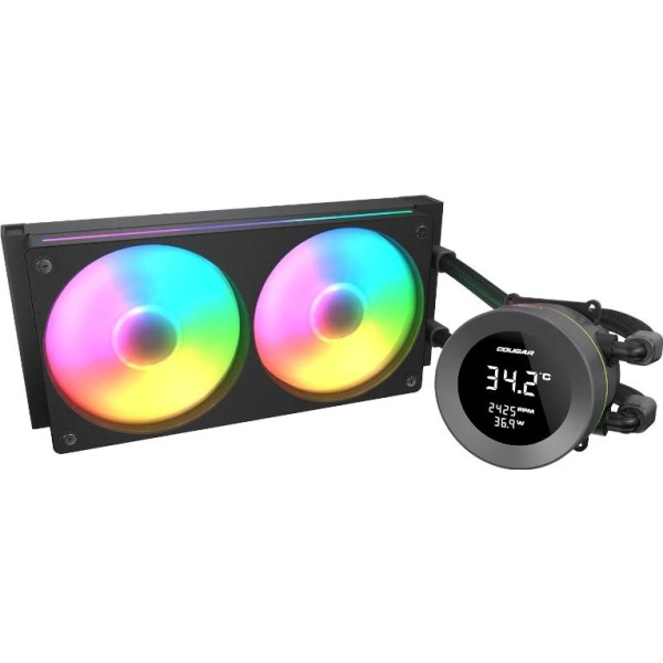 Cougar ref. liquid.poseidon vistek argb 240 black