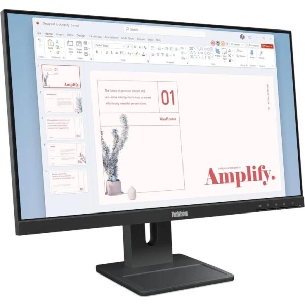 Lenovo tv e24-40 monitor 23.8" fhd ips multimedia