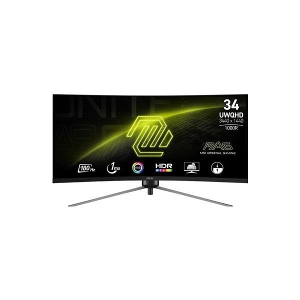 Msi mag345cqrf e20 monitor34"uwqhd 200hz curv